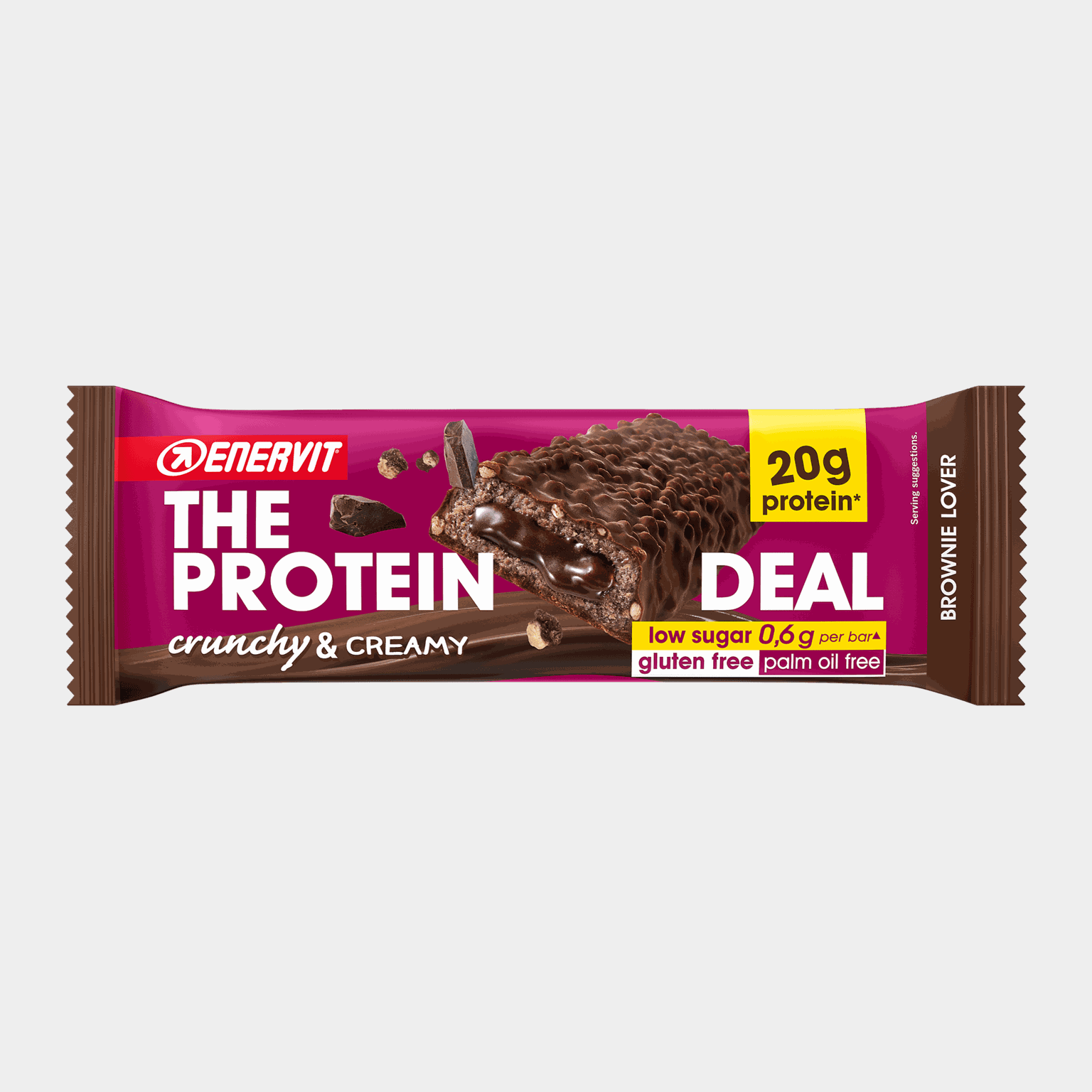 Protein Deal Brownie 55 g, proteinbar - full image 1