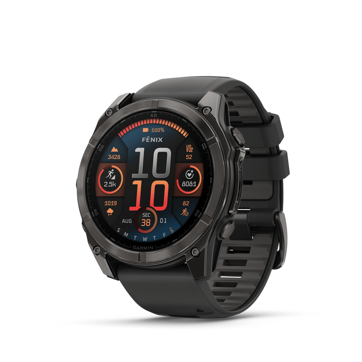 Garmin fenix 8 – 51mm, AMOLED, Sapphire, Titanium, smartklokke