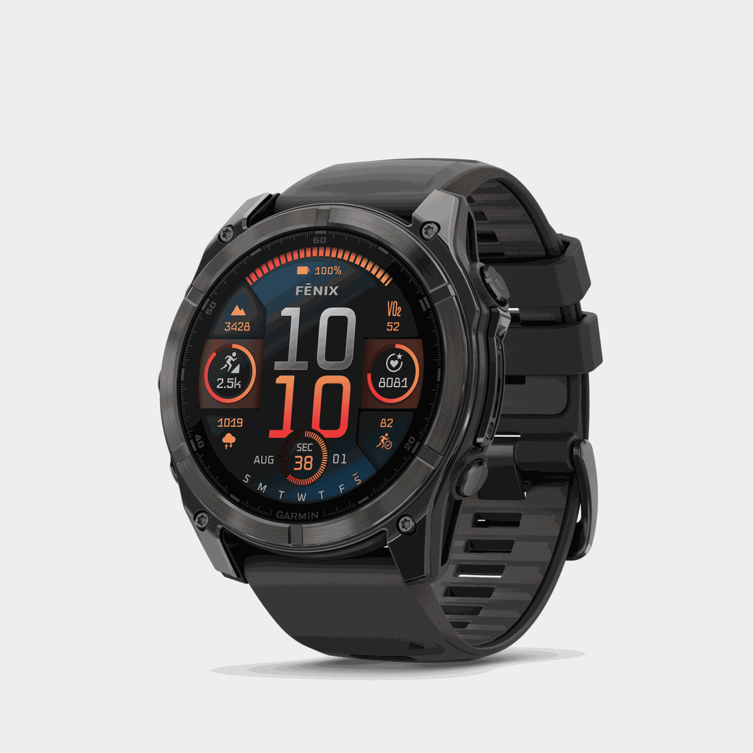 fenix 8 – 51mm, AMOLED, Sapphire, Titanium, smartklokke - full image 1