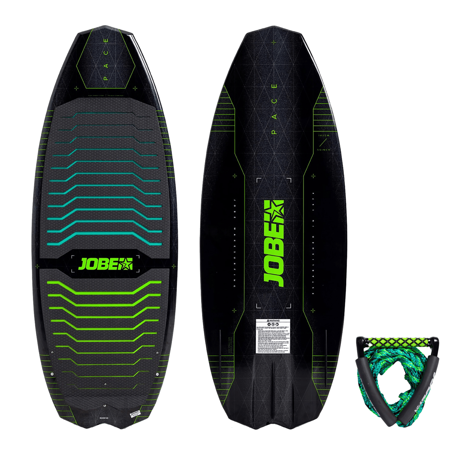 Jobe Package Pace wakesurfer + Rope, wakesurf