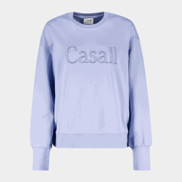 Terry Spring Graphic Crew, genser, dame - Collegegenser - Blå | XXL