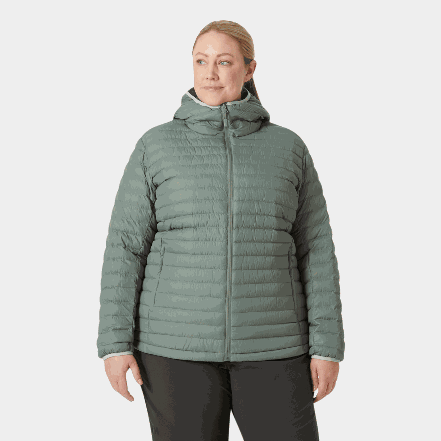 Sirdal Hooded Insulated Plus Jacket, isolasjonsjakke, dame - full image 1