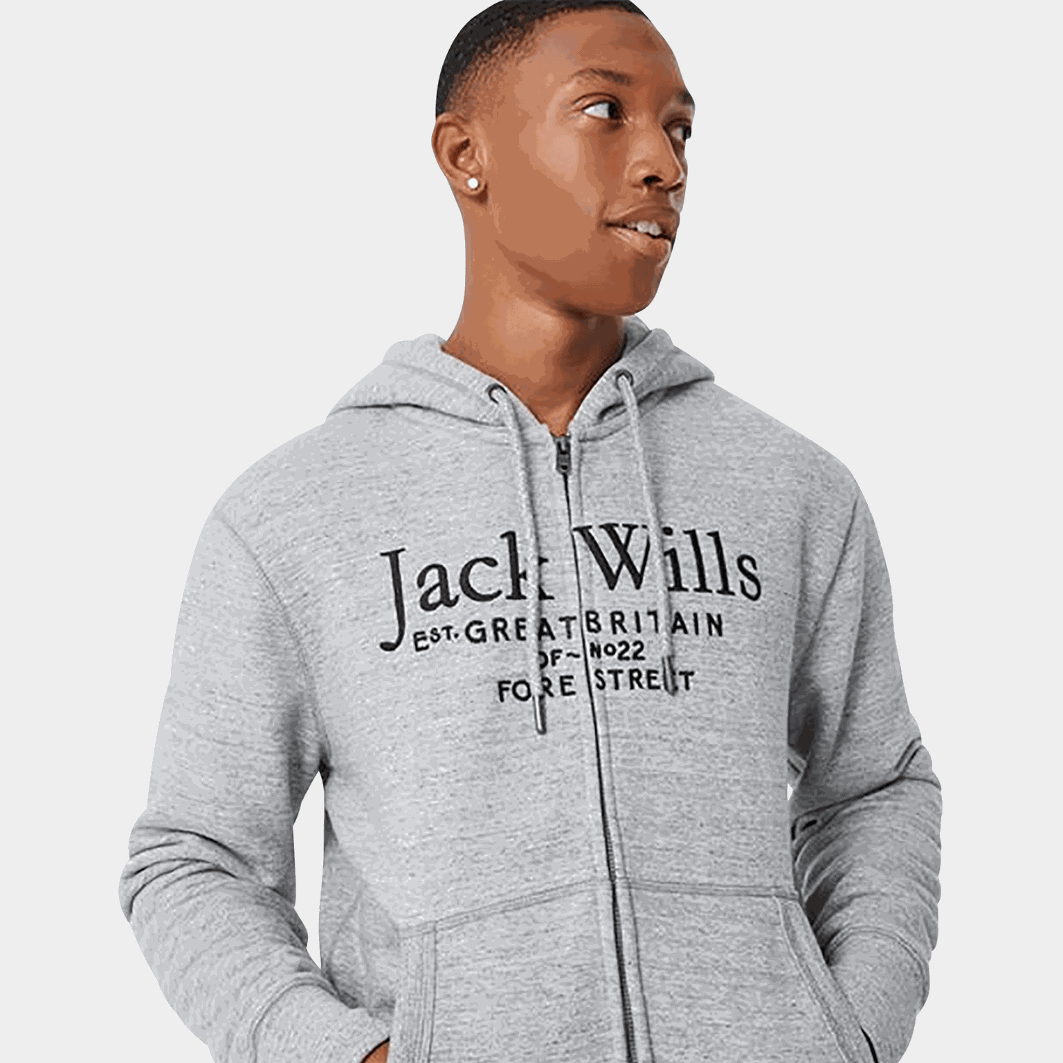 Pinebrook Full Zip Hoodie, hettejakke, herre - full image 3