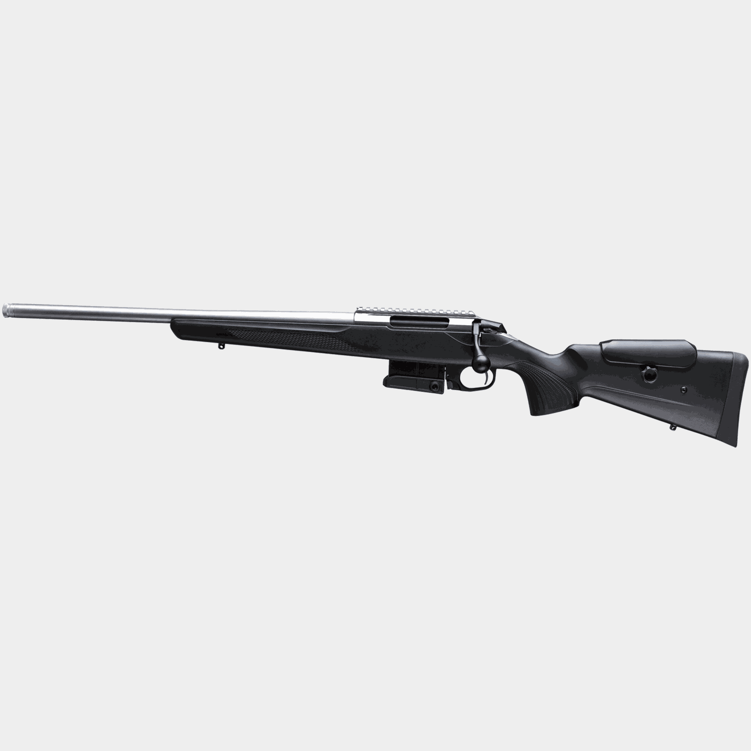 Tikka T3x CTR 308W, justerbar kolv, gängad 5/8-24, 20" pipa, vänster, Stainless, rifle - full image 1