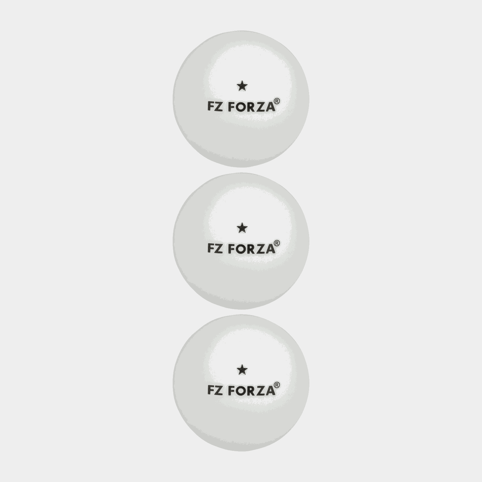 FZ Amaze Table Tennis Ball 1-Star - 3 Pcs, bordtennisballer - full image 1