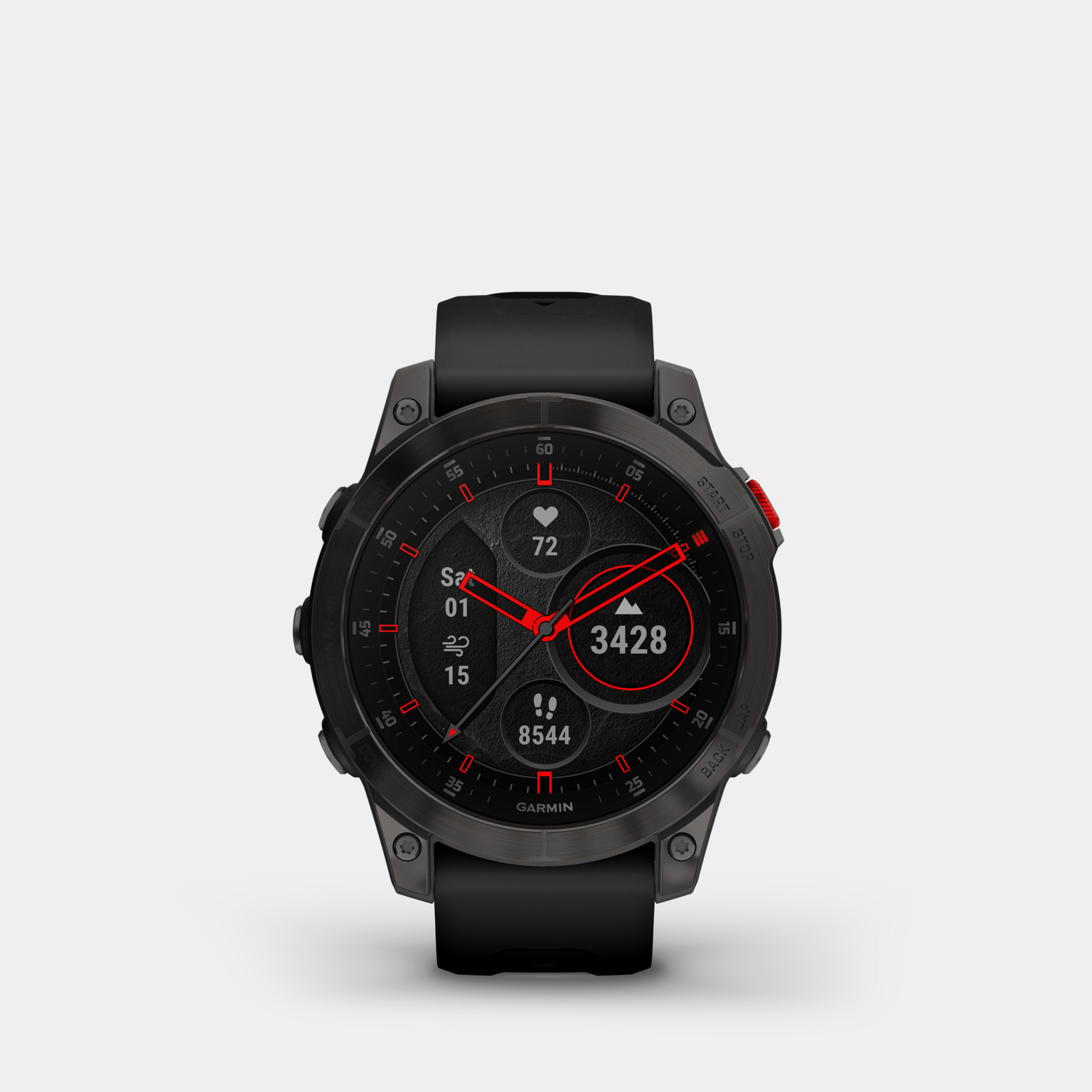 epix Sapphire Black (Gen 2) – AMOLED Smartwatch, multisportklokke - full image 1