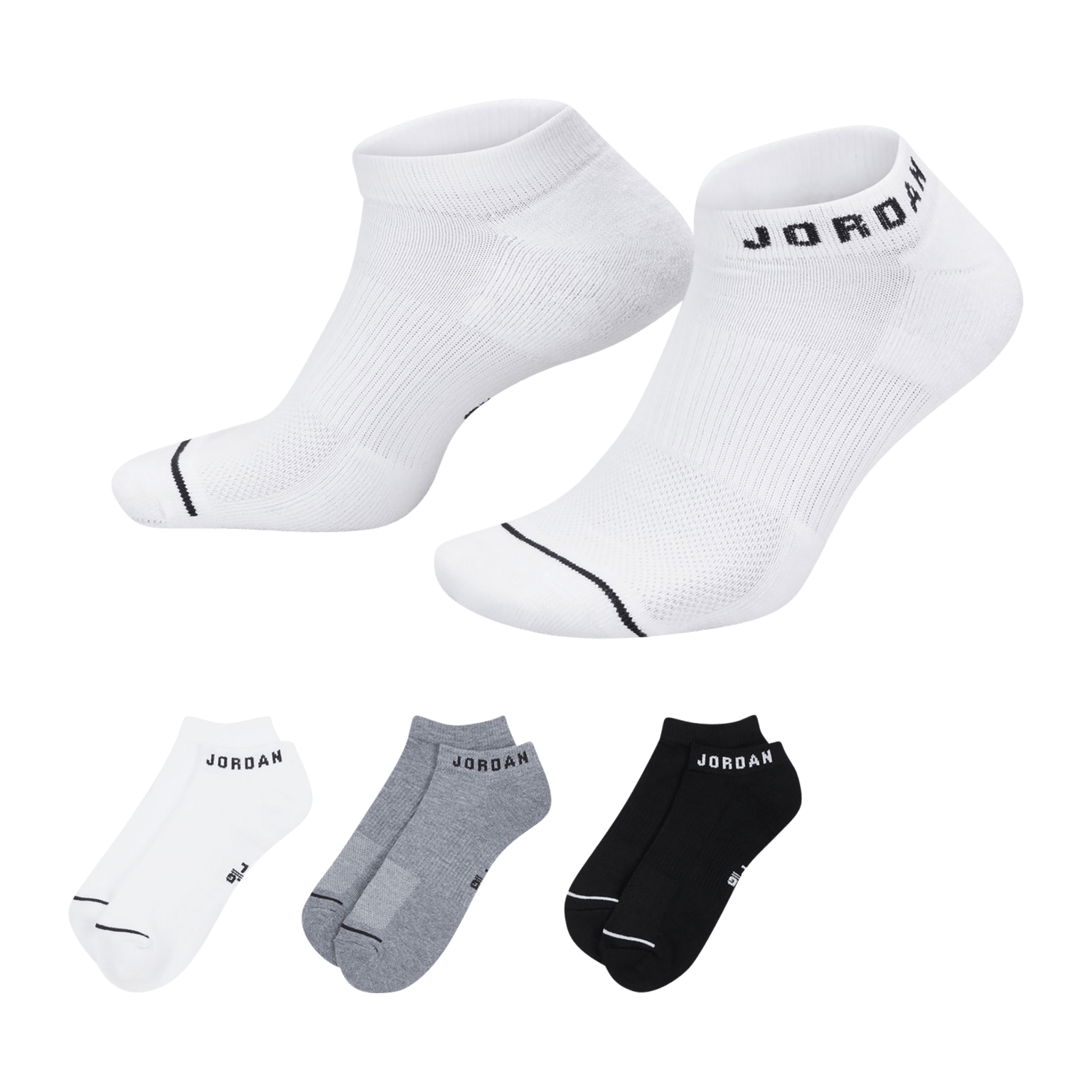 Nike Everyday Crew Socks 3 Pairs, ankelsokker