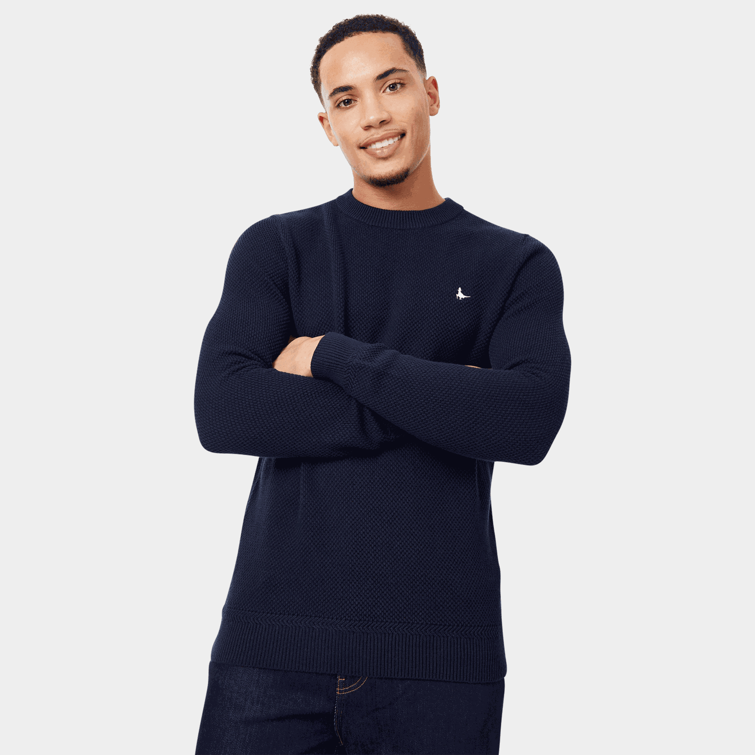 Linus Seed Stitch Jumper, genser, herre - full image 1