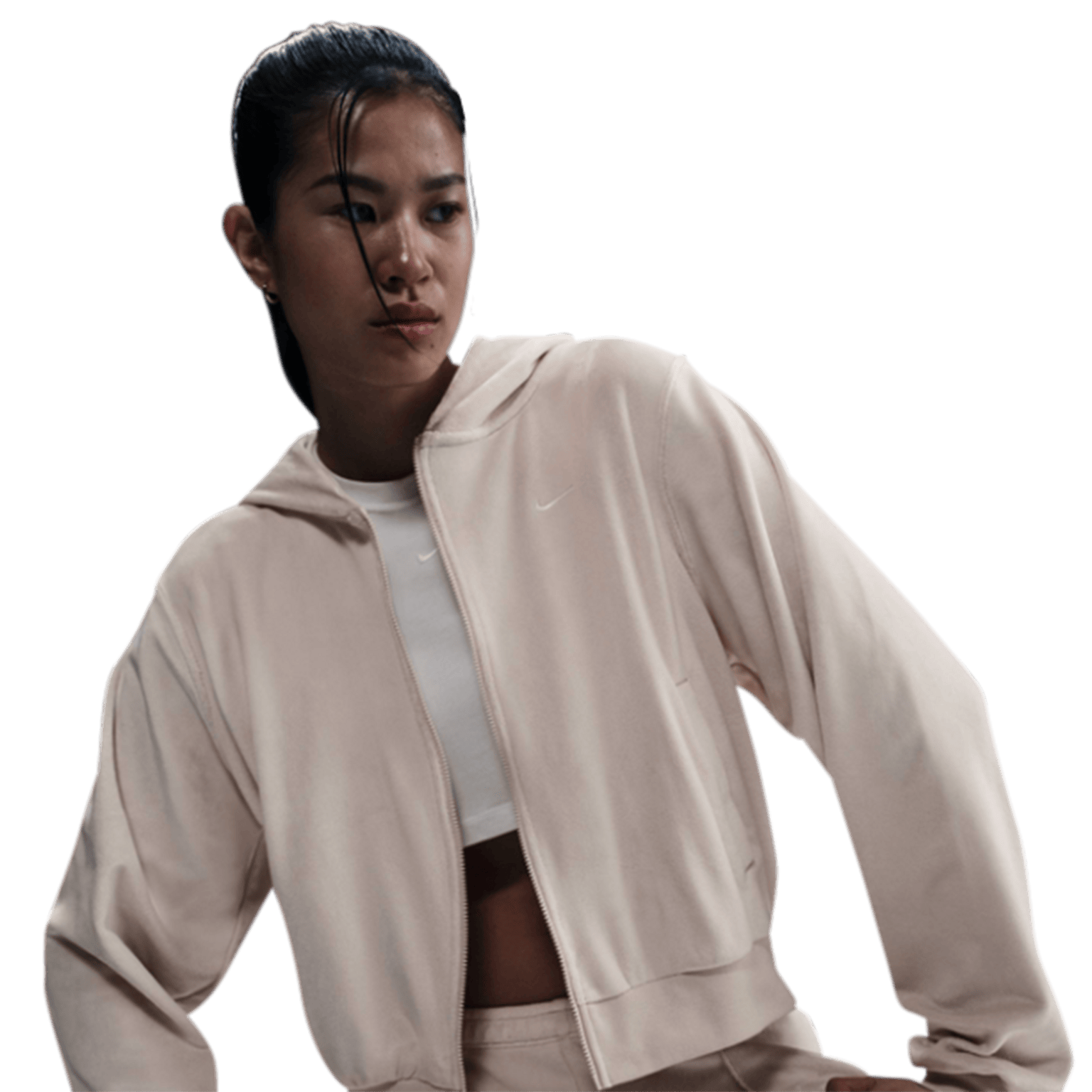 Nike Chill Knit Loose Velour Full-Zip Hoodie, hettejakke, dame
