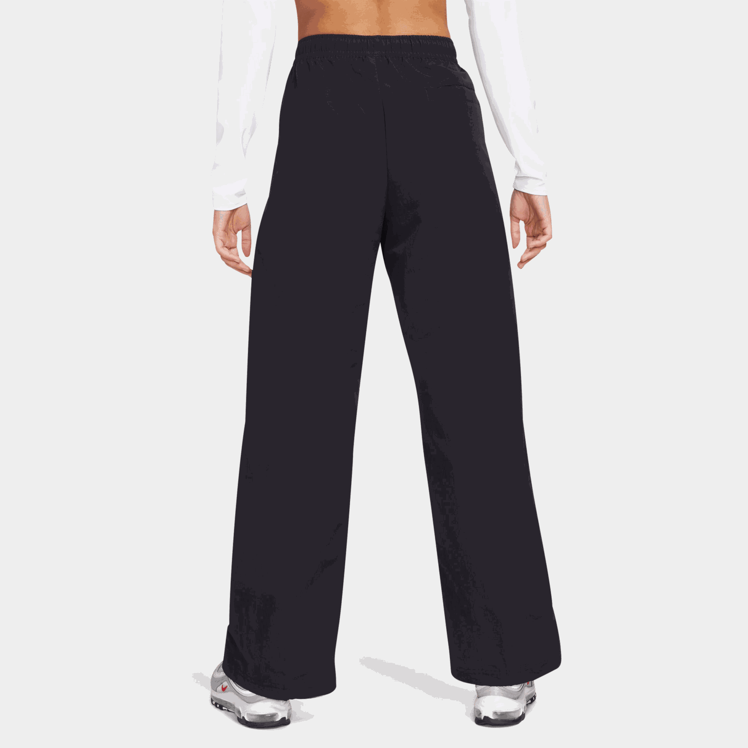 Mid-Rise Open-Hem Pants, joggebukse, dame - full image 2