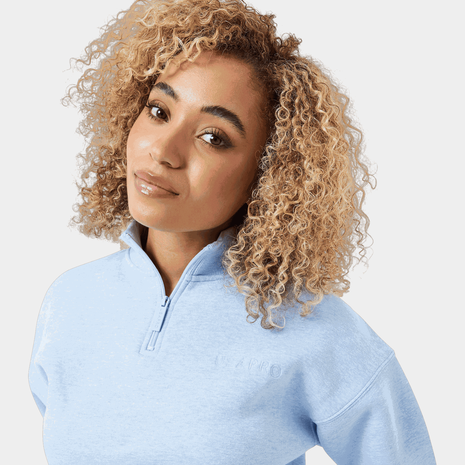 Quarter Zip Sweatshirt, genser, dame - full image 3