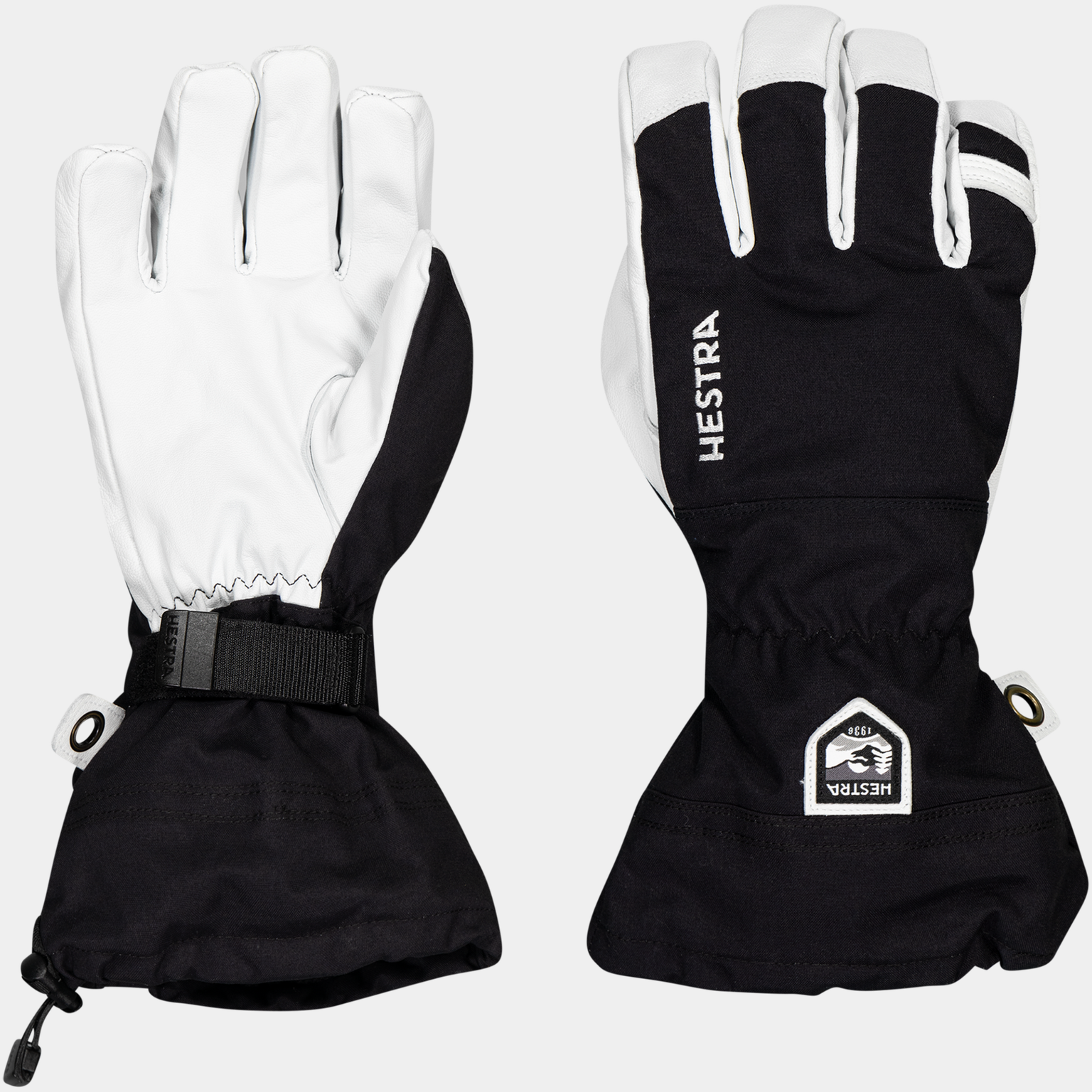 Alpine Glove Army leather Heli ski - 5 finger 25/26, skihanske, alpinhanske - full image 1