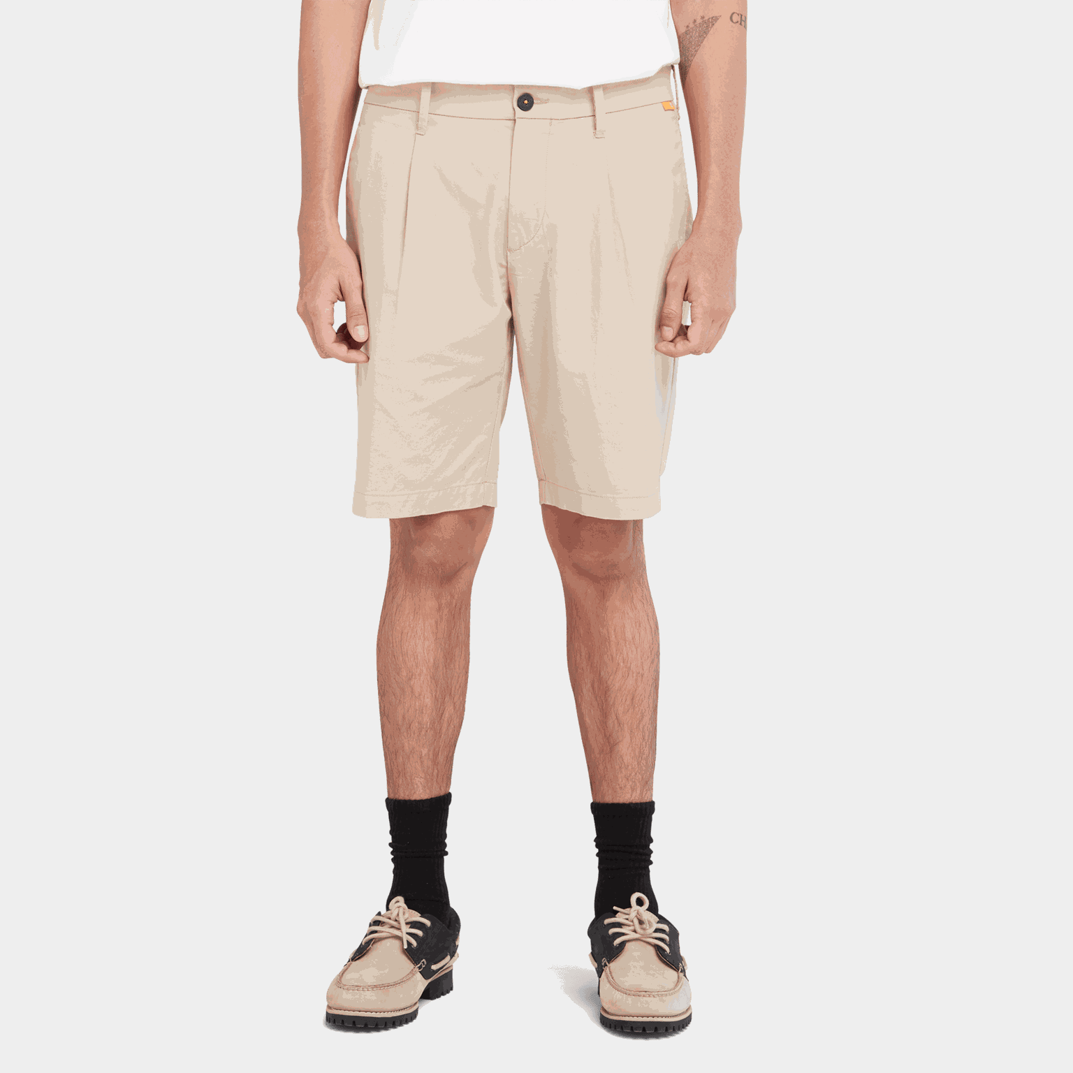Cotton Linen Short, shorts, herre - full image 1