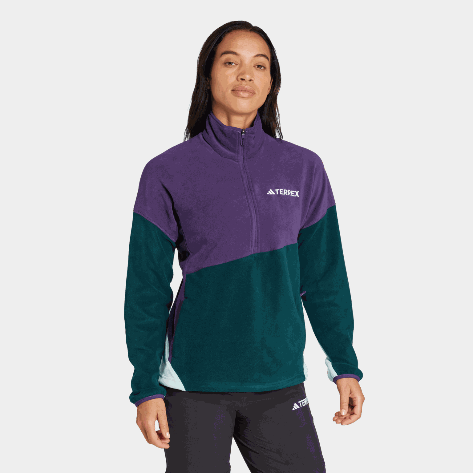 Terrex Multi Climawarm Fleece Anorak, fleecejakke, dame - full image 3