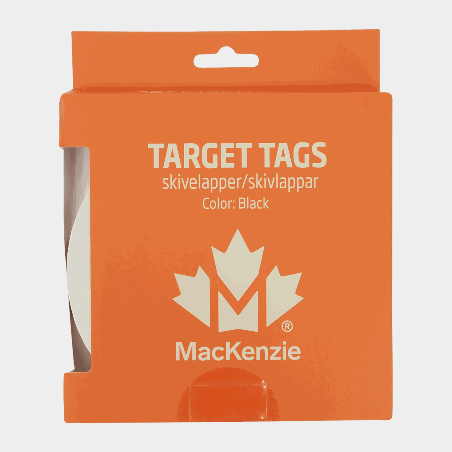 Target Patch 17X17Mm Black, skivelapper - full image 2