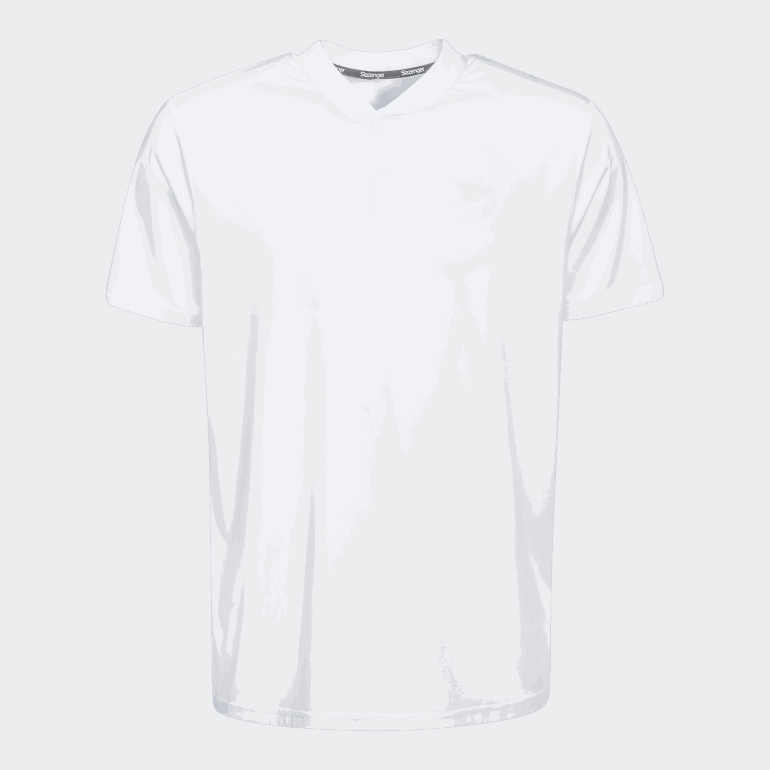 Collarless Polo Shirt, poloskjorte, herre - full image 2