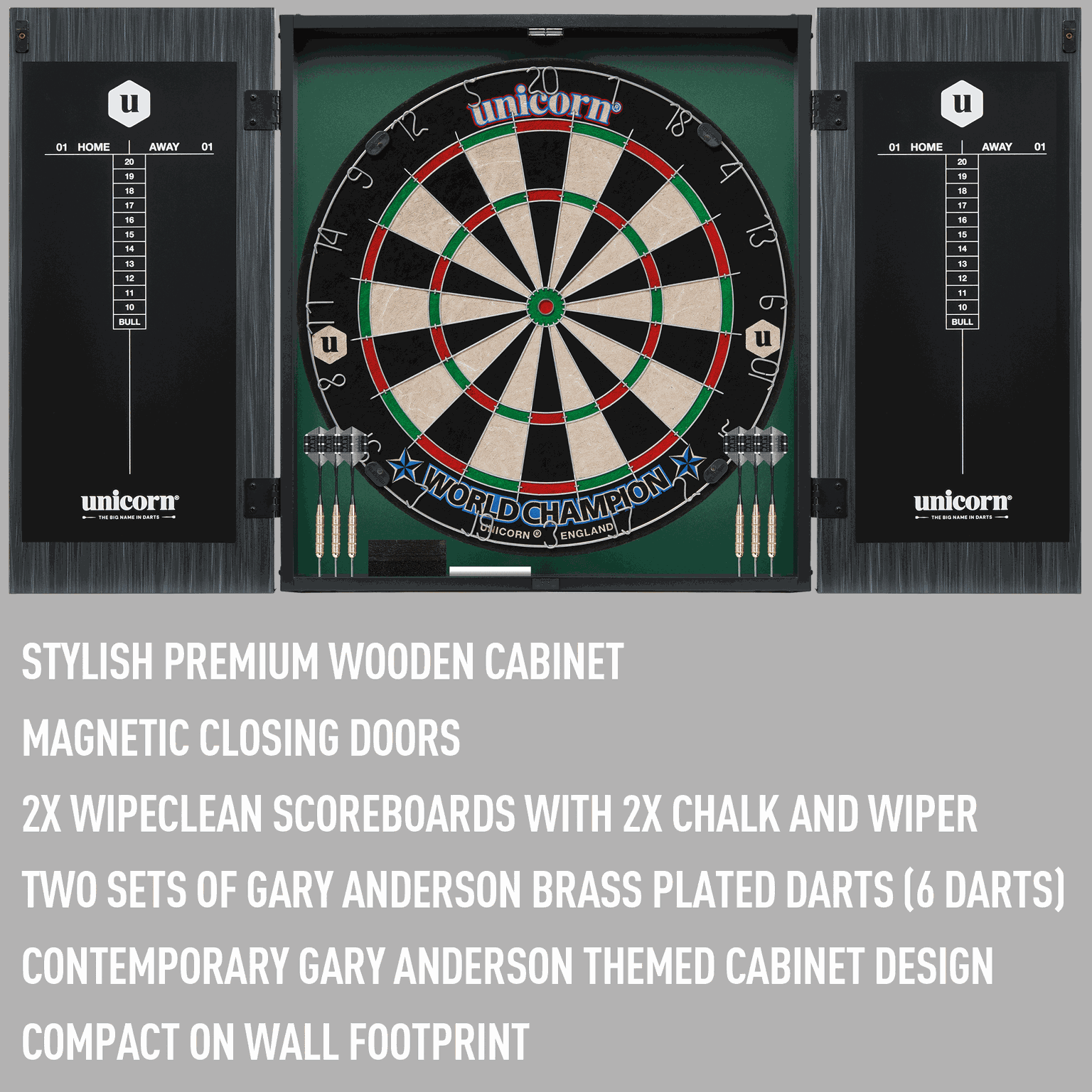 G.Anderson Dart Deluxe Cabinet, dartskap - full image 4